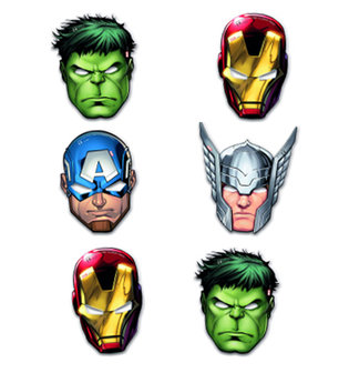 The Avengers feest maskers