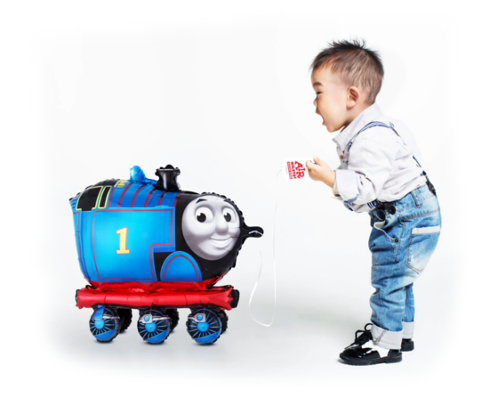 Thomas de Trein Airwalker folie ballon 58cm groot 2