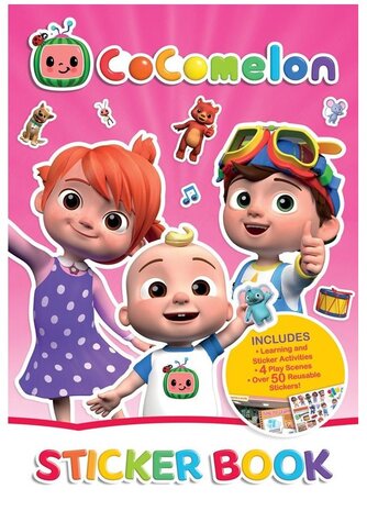 CocoMelon sticker en leer boek