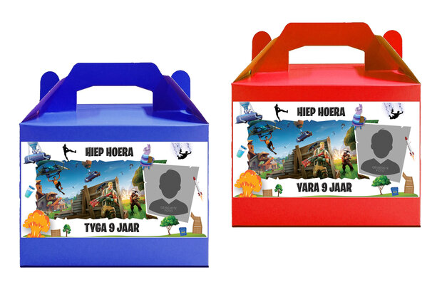 Fortnite Happy Meal doosjes