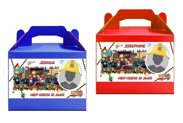 Brandweerman Sam Happy Meal doosjes