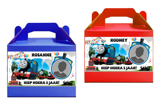  Thomas de Trein thema Happy Meal doosjes