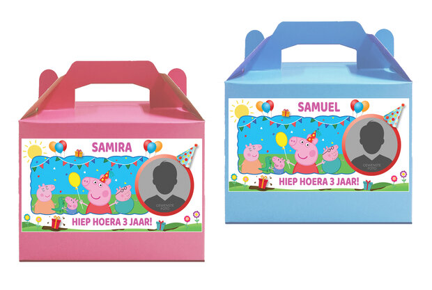 Peppa Pig Happy Meal doosjes