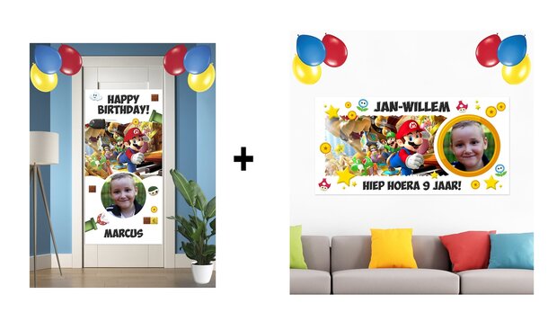 Mario banner set vb