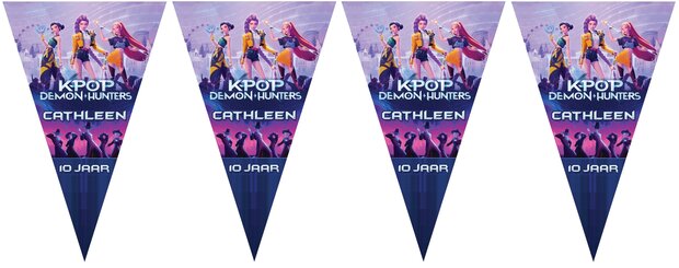 vlaggenlijn Kpop Demon Hunters 