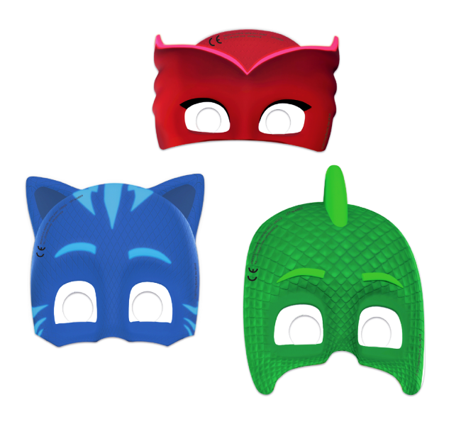 Verraad omroeper bestrating PJ Masks feest maskers | In verpakking van 6 stuks!