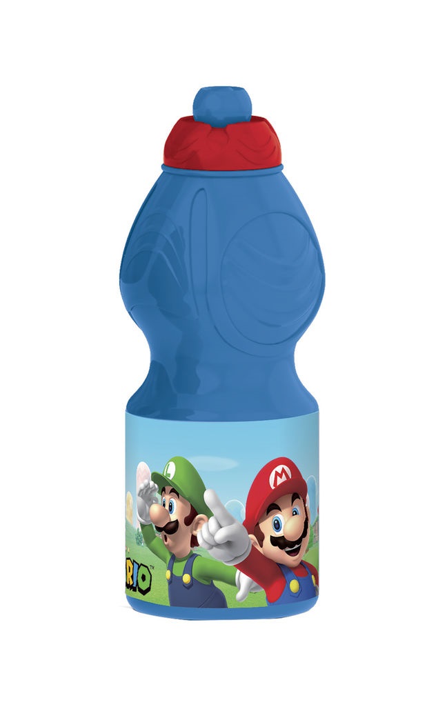 diep Nat President Super Mario kunststof bidon sportfles | Inhoud 370ml!