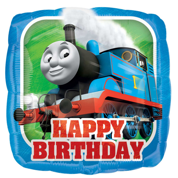 Spaans prinses Ongeëvenaard Thomas de Trein folie ballon Happy Birthday, 43cm!