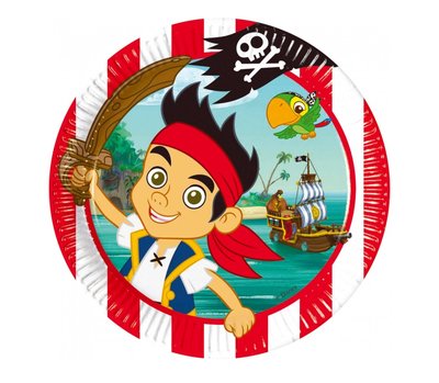 Disney Jake en de Nooitgedachtland piraten party bordjes Captain