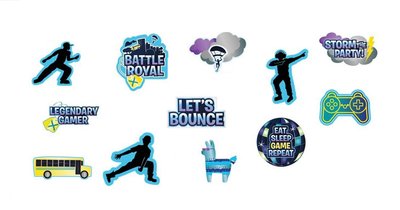 Fortnite decoratie set - kartonnen figuren