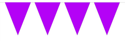 Vlaggenlijn unikleur paars