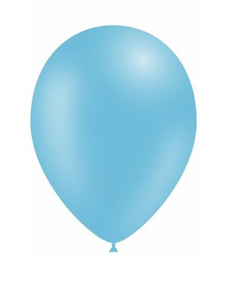 Ballonnen 30 centimeter unikleur lichtblauw