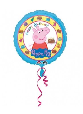 Peppa Pig folie ballon Happy Birthday