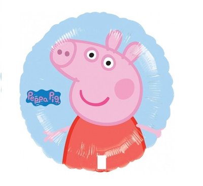 Peppa Pig folie ballon voor lucht en helium