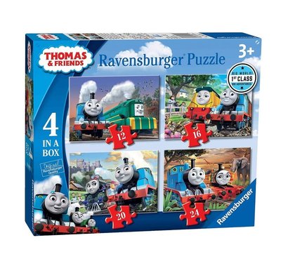 Thomas de Trein puzzelbox - set van 4 puzzels
