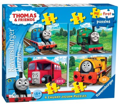 Thomas de Trein My first puzzelbox - set van 4 puzzels