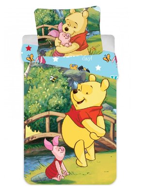 Disney Winnie de Pooh peuter dekbedovertrek 90x140cm groot