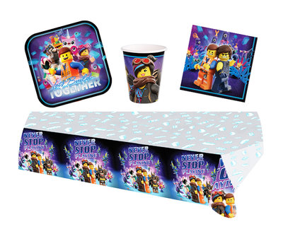 Lego Movie feestpakket - voordeelpakket 8 personen