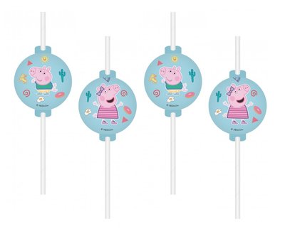 Peppa Pig party rietjes