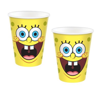 Spongebob party bekers karton