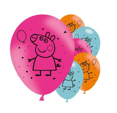 Peppa Pig feest ballonnen 27.5cm groot