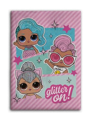 L.O.L. Surprise fleece deken Glitter On