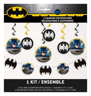 Batman plafond decoratie 7-delig kit