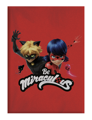 Miraculous Lady Bug fleece deken