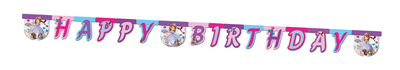 Sofia het Prinsesje HAPPY BIRTHDAY slinger