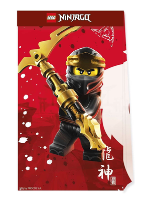 Ninjago uitdeelzakjes van papier