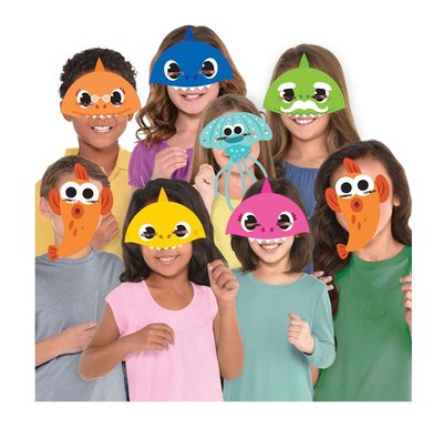 Baby Shark feest maskers