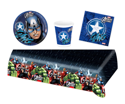 Captain America feestpakket - voordeelpakket 8 personen