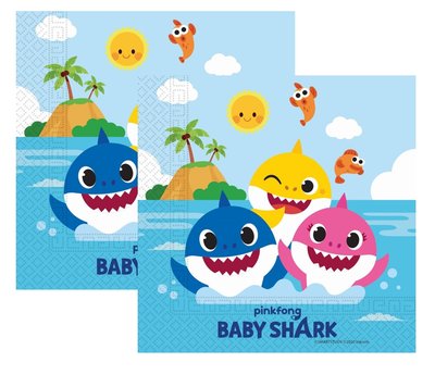 Baby Shark servetten