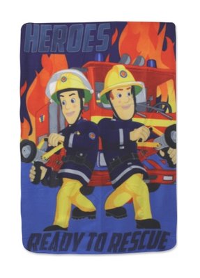 Brandweerman Sam fleece deken