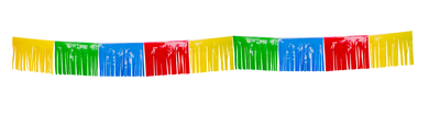 Franje slinger gemengde kleuren 10 meter