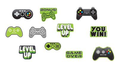 Gaming decoratie set - kartonnen figuren