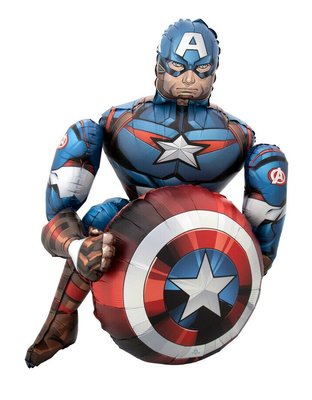 Captain America Airwalker folie ballon 99cm groot