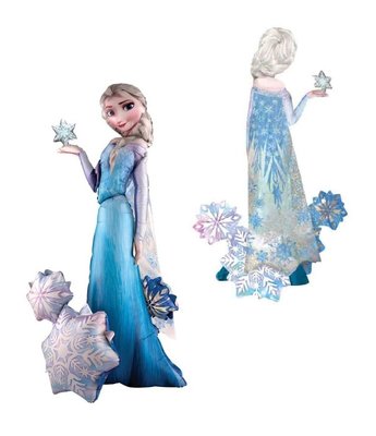 Disney Frozen Elsa Airwalker folie ballon 144 cm groot