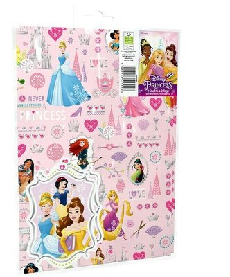 Disney Princess cadeau papier met kaartjes