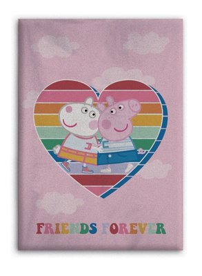 Peppa Pig fleece deken Forever Friends