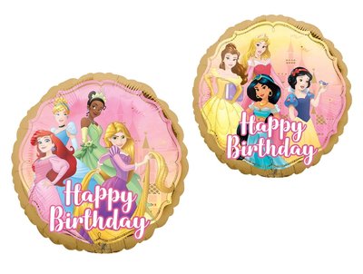 Disney Princess folie ballon Happy Birthday