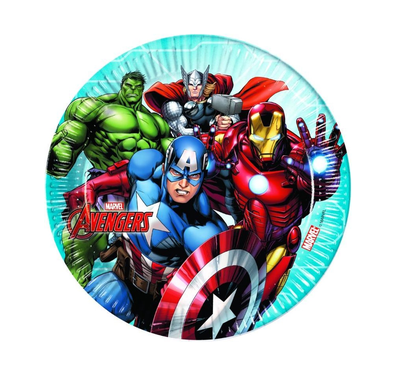 The Avengers party bordjes
