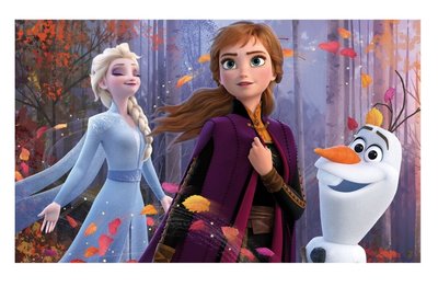 Disney Frozen vloerkleed herfst