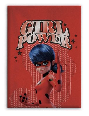 Miraculous Lady Bug fleece deken Girl power