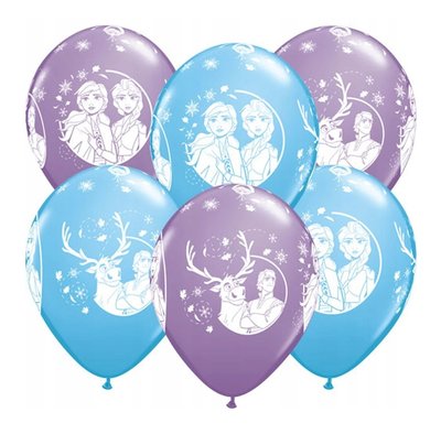 Disney Frozen 2 ballonnen zak van 25 stuks 30cm