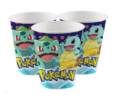 Pokemon party bekers