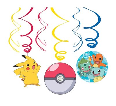 Pokemon plafond decoratie slingers