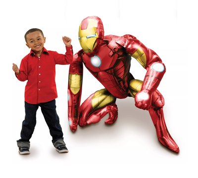 Iron Man Airwalker folie ballon 93cm groot