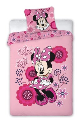 Minnie Mouse dekbedovertrek 140x200cm Flowers