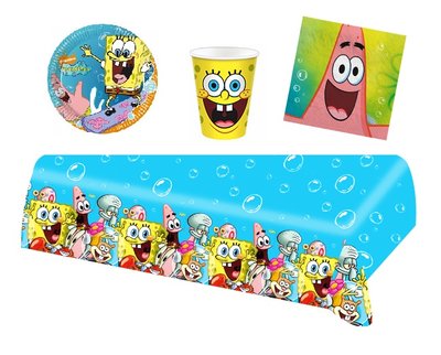 Spongebob feestpakket - voordeelpakket 10 personen
